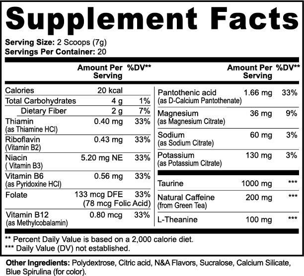 Pre workout (Cotton Candy)