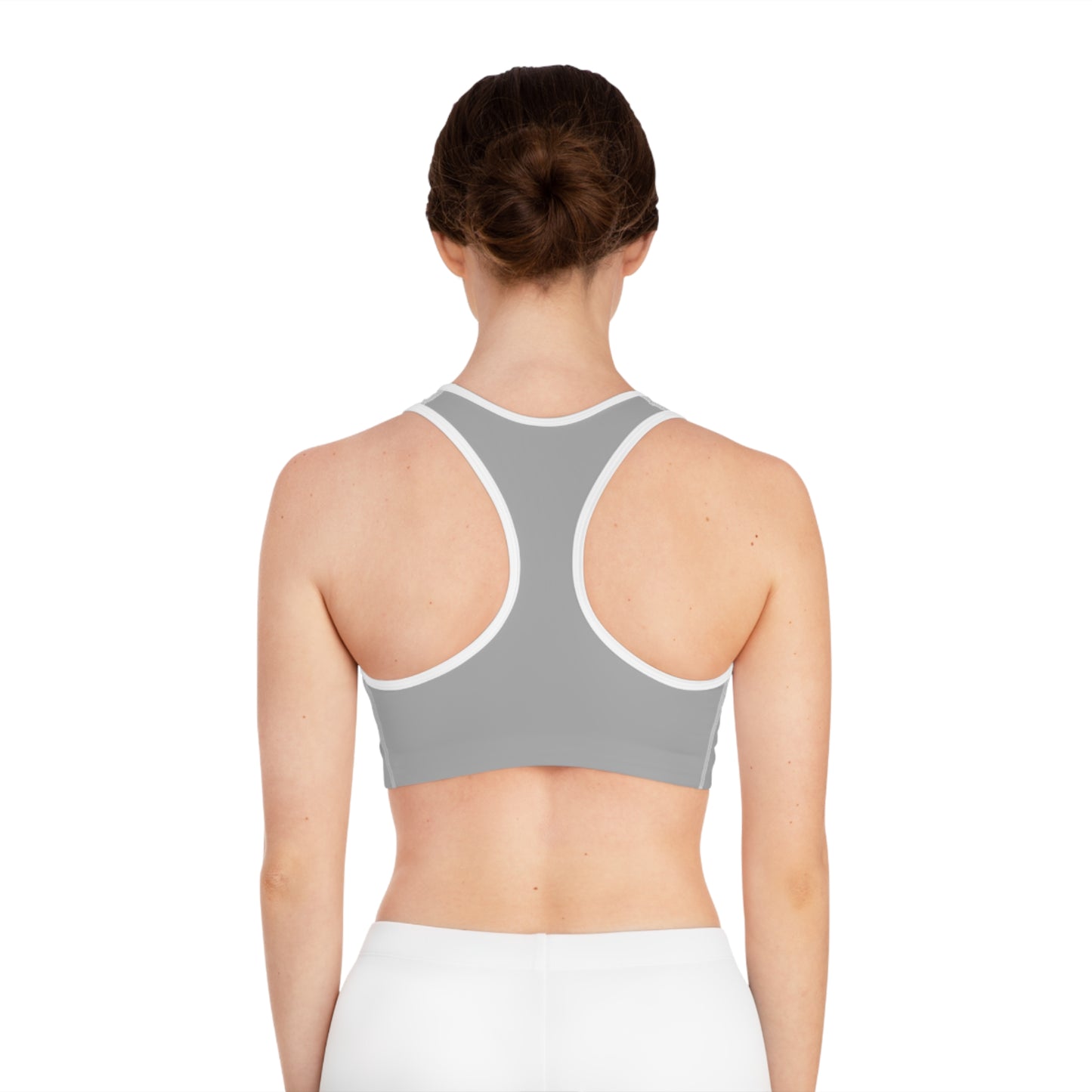 Women's Sports Bra — NXTLUP Fitness Club Minimalist Logo Sports Bra