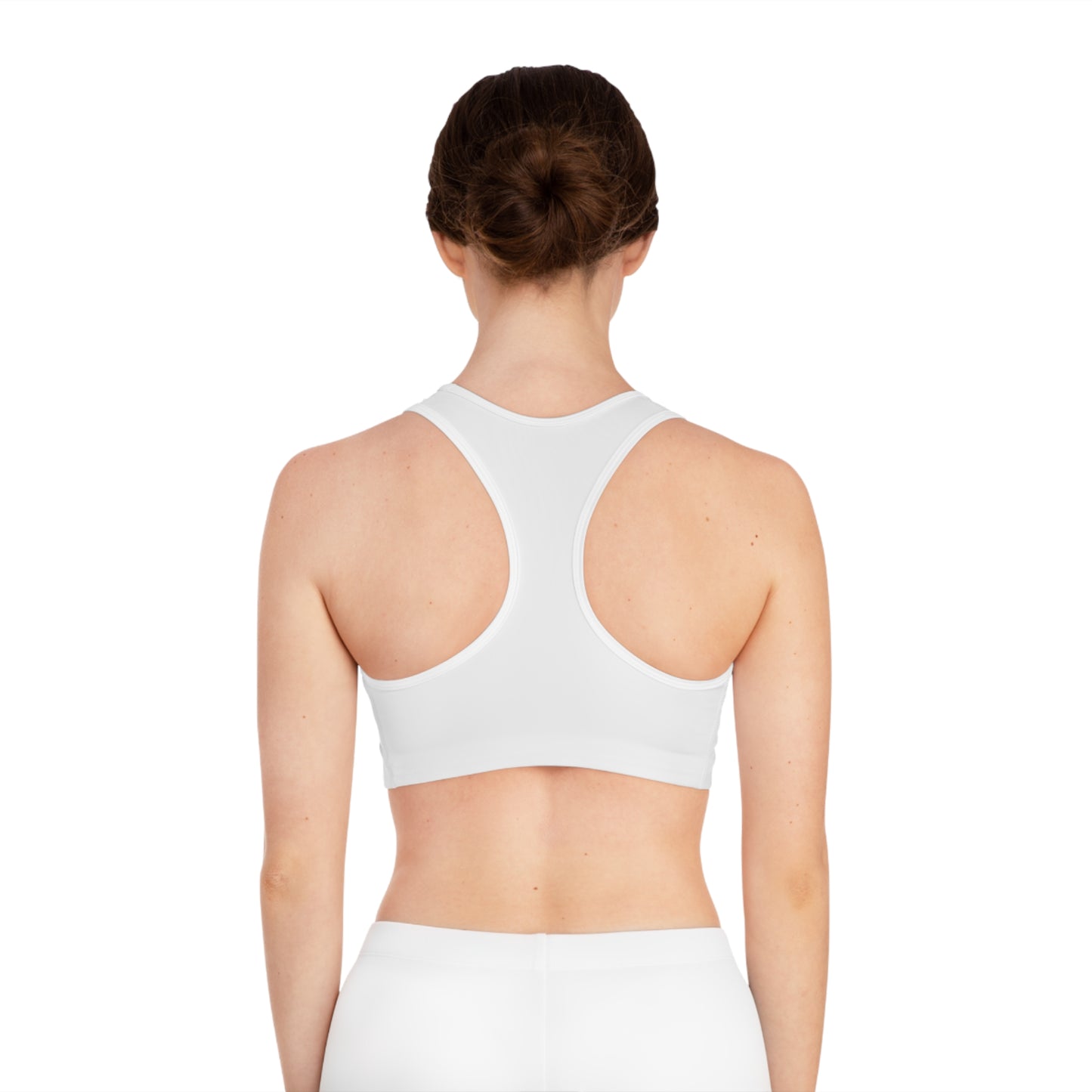 Women's Sports Bra — NXTLUP Fitness Club Minimalist Logo Sports Bra