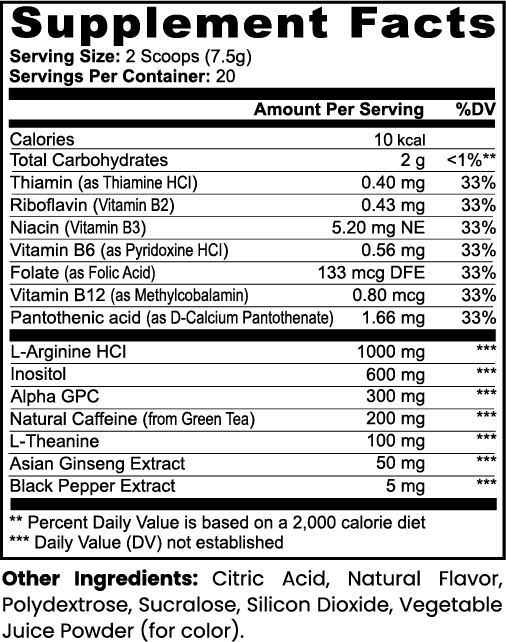 (Grape) Focus + Pre Workout